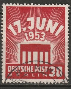 Berlin 1953 Sc 9N100 used