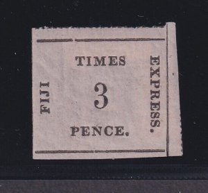 Fiji, Scott 7 (SG 6), MHR, pos. 21, reinforced frameline at BR