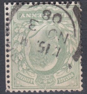 GB 1902 1/2d Yellow Green Fine Used Watermark Inv