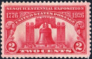 SC#627 2¢ Liberty Bell Issue (1926) MHR