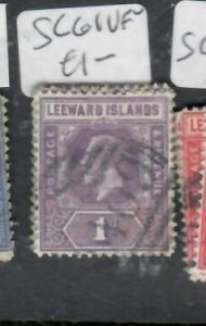 LEEWARD ISLANDS KGV1D  SG 61   VFU     P1202H