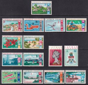 Cayman Islands 210-214 MNH VF