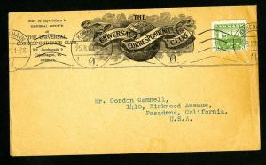 Denmark Stamped Universal Correspondence Cover