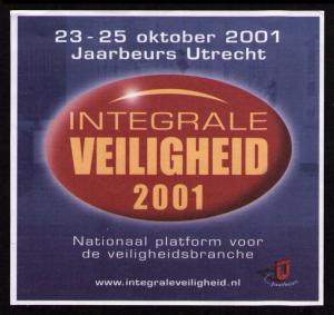 POSTER LABEL INTEGRATED SECURITY, Jaarbeurs UTRECHT, NETHERLAND 23-25 OCT 2001