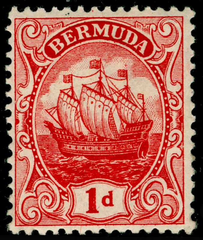 BERMUDA SG46, 1d Red, M MINT. Cat £20. 