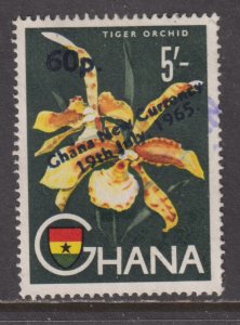 Ghana 224 Tiger Orchid O/P 1965