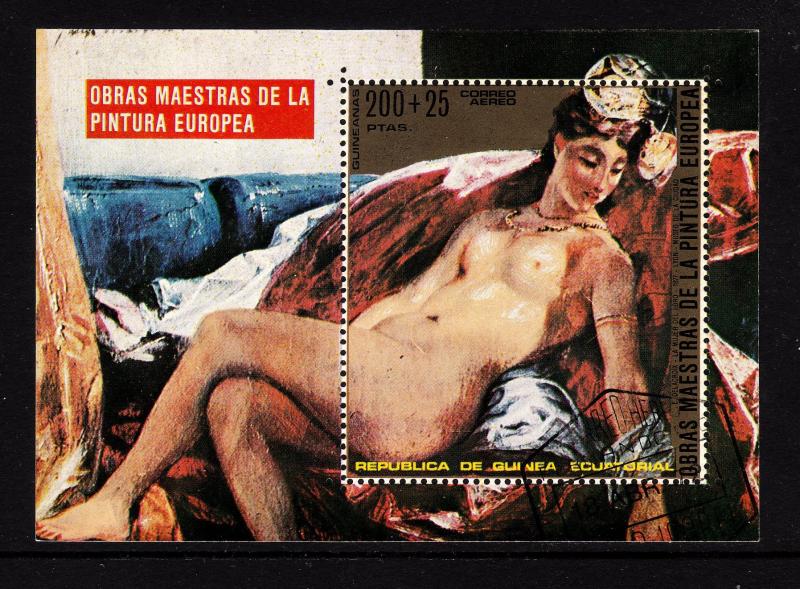 Equatorial Guinea Art/Nude 4  - MNH - Souvenir sheet