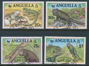 WWF Anguilla Fine Used Mi 988-991