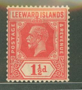 Leeward Islands #65 Unused Single