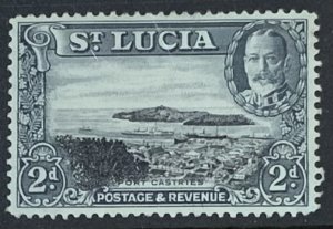 ST.LUCIA 1936 2d SG116 MOUNTED MINT