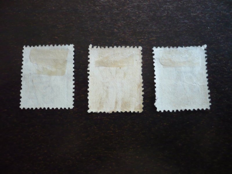 Stamps - South Australia - Scott# 114-116 - Used Part Set of 3 Stamps