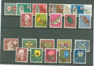 Switzerland #B262-81  Single (Complete Set)