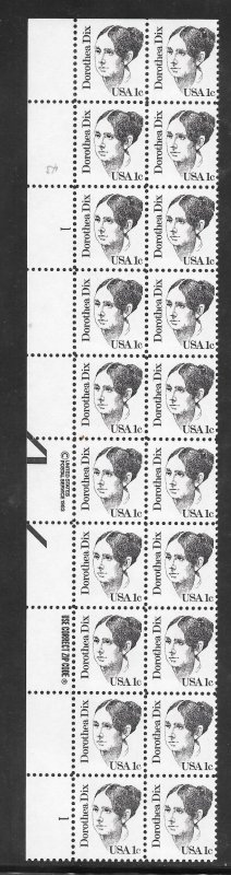 #1844C MNH Plate block strip of 20