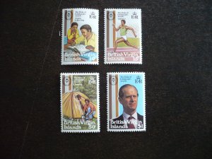 Stamps - British Virgin Islands-Scott#409-412- Mint Never Hinged Set of 4 Stamps