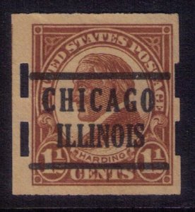 US SCOTT #576 PRECANCEL SCHERMACK VENDING CHICAGO ILL VERY FINE