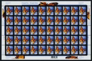 Canada 2708 Sheet MNH Monarch Butterfly, Insect