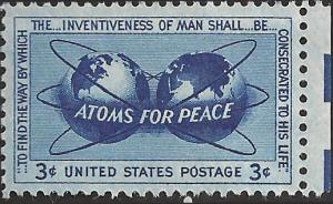 # 1070 MINT NEVER HINGED ATOMS FOR PEACE