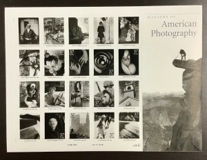 3649 Masters of American Photography-Lot of 10 sheets MNH FV $74   2002