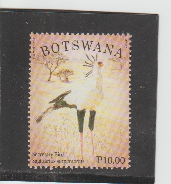 Botswana  Scott#  949  Used  (2014 Secretary Bird)