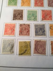 Australia Scott # 19-37 Used Set Catalog $127 On Page As Shown In Photos!