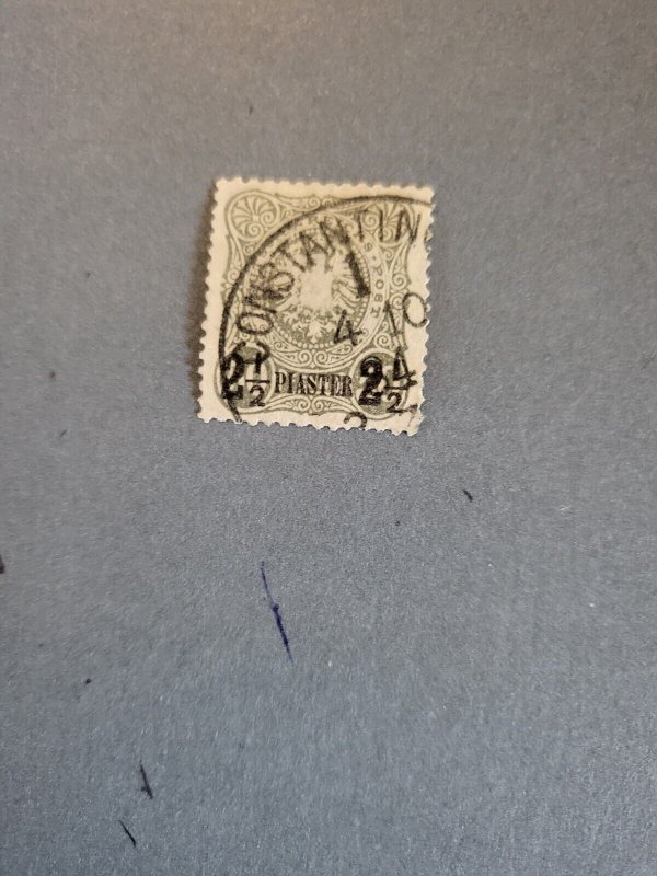 Stamps German Offices in Turkey Scott #6 used