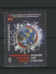 MACEDONIA-MNH** STAMP-RED CROSS-2010.