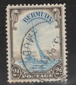 BERMUDA Scott 109 Used Yacht stamp