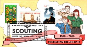 #4472 Scouting Combo Artist Proof Montgomery FDC