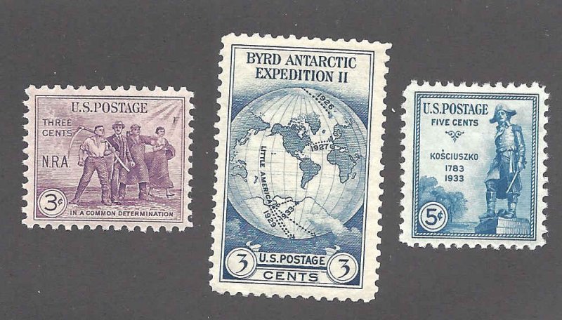 732-4 Mint,OG,NH... SCV $1.55