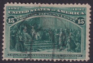 #238 Used, F-VF (CV $72.5 - ID47316) - Joseph Luft