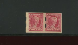 Scott 368 Schermack Type 3 Mint Paste Up Pair of 2 Stamps NH (368-A11)