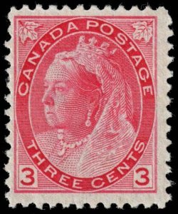 Canada - Scott 78 - Mint-Hinged - Poor Centering - Dirty Back