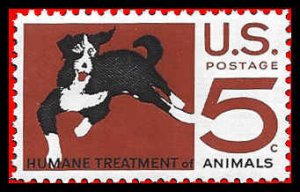 PCBstamps   US #1307 5c Humane Treatment Animals, MNH, (27)