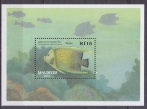 1989 Maldive Islands 1358/B154 Sea fauna 8,00 €