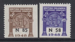 British Columbia (Canada Province Revenue), van Dam BCT154-BCT155, NGAI