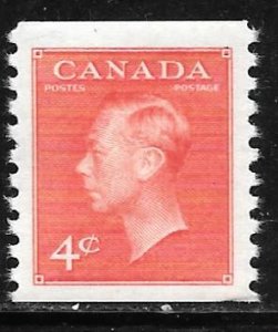 Canada 310: 4c George VI, MNH, VF