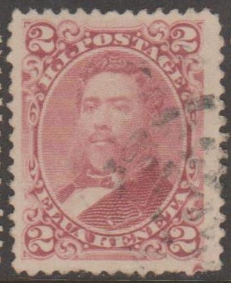 U.S. Scott #38 Hawaii - Possession Stamp - Used Single