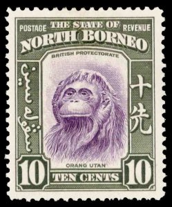 North Borneo Scott 199 Unused hinged.