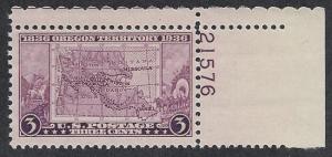 783,MNH plate # 21576