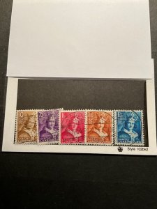 Stamps Luxembourg Scott #B55-9 used