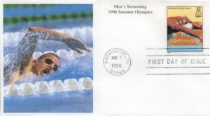 1996 Atlanta Olympics Men's Swimming (Scott 3068q) Mystic 