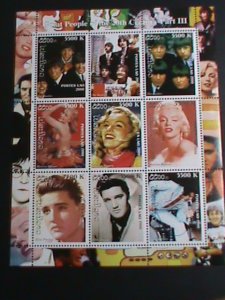 LAOS  STAMP-2000-ROCK & ROLL MOVIE STAR ELVIS PRESLEY MNH:SHEET#3 VERY FINE