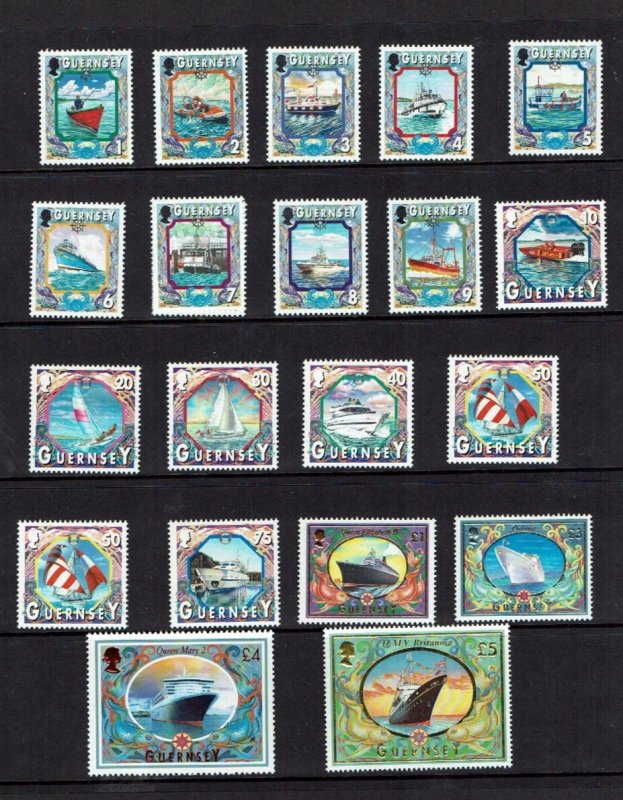Guernsey: 1998, Maritime Heritage, Definitive series, MNH set