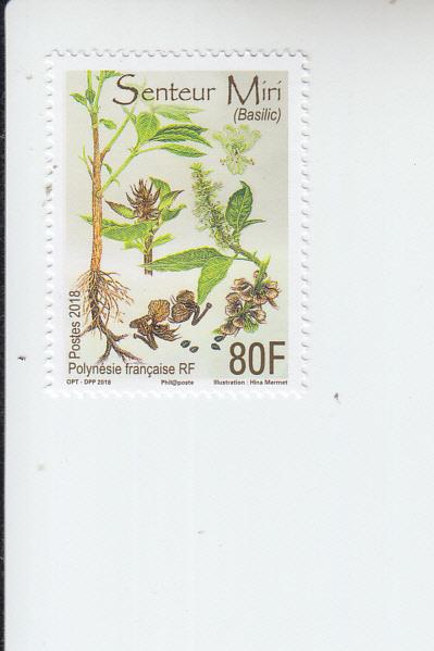 2018 Fr Polynesia Basil  (Scott 1212) MNH