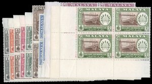 Malayan States - Negri Sembilan #64-74 Cat$234.40, 1957-62 1c-$5, complete se...