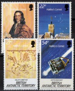 ZAYIX - British Antarctic Territory BAT 129-132 MNH Halley's Comet 041123-S21M