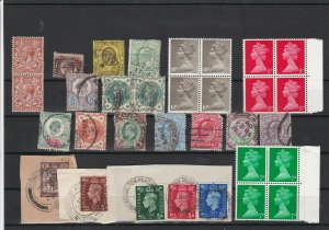 Great Britain Stamps some Blocks ref R 19383