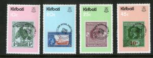 KIRIBATI 341-344 MNH SCV $1.00 BIN $0.60 STAMP ON STAMPS