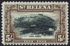 ST HELENA 1934 CENTENARY 5/-