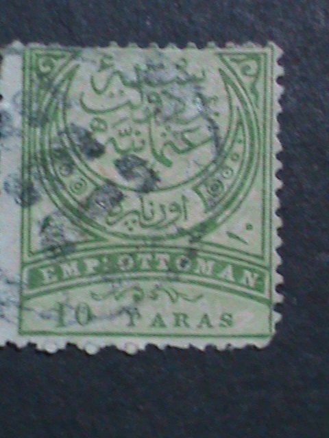 ​TURKEY-1884 SC#67 138 YEARS OLD OTTOMAN EMPIRE USED- STAMP-FINE